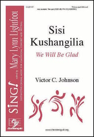 Sisi Kushangilia Three-Part Mixed choral sheet music cover Thumbnail